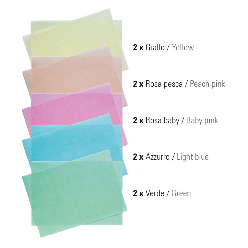  Foto: WAFER PAPAER Fogli di ostia sottili colorati 10 PZ.